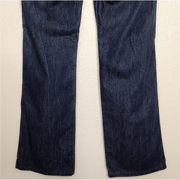 7 For All Mankind A Pkt Boot Cut Distressed Jeans - Picture 7 of 13